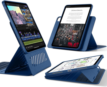 Husa Cu Grad Ridicat de Protectie pentru iPad Pro 13 2024 X53 Thermoresistant plastic Blue 