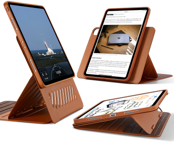 Husa Cu Grad Ridicat de Protectie pentru iPad Pro 12.9 2021/2022 D48 Thermoresistant plastic Maro Intens 