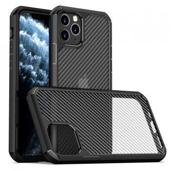 Husa pentru iPhone 11 Pro - Techsuit CarbonFuse - Black 