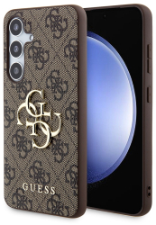 Husa pentru Samsung Galaxy S24 - Guess Hardcase 4G Big Metal Logo GUHCS24S4GMGBR - Brown 