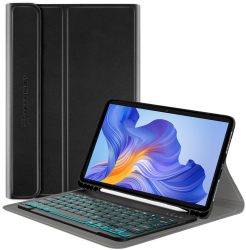 Husa Protectie cu Tastatura pentru Honor Pad X8 R65 Silicon Flex Deep Dark 