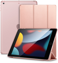 Husa Protectie pentru iPad 10.2 2019/2020/2021 X63 Piele ecologica Golden Rose
