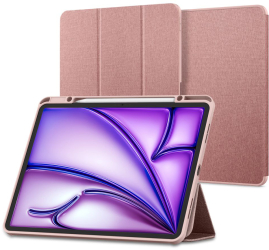 Husa Protectie pentru iPad Air 13 2024 C53 Nailon Golden Rose