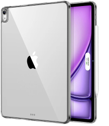 Husa Protectie pentru iPad Air 13 2024 G73 Acrilic Transparent Black 