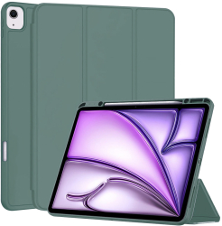 Husa Protectie pentru iPad Air 13 2024 Q39 TPU Lucky Green 