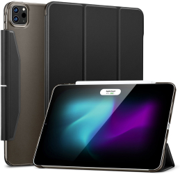 Husa Protectie pentru iPad Pro 11 2024 C18 Piele ecologica Deep Dark 