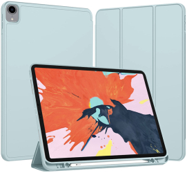 Husa Protectie pentru iPad Pro 12.9 2018/2020/2021/2022 R6 TPU Sky Blue 