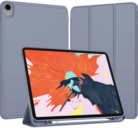 Husa Protectie pentru iPad Pro 12.9 2018/2020/2021/2022 R8 TPU Plum Violet 