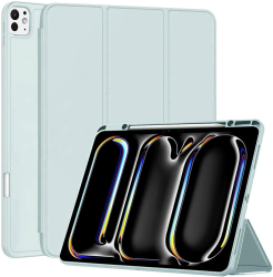 Husa Protectie pentru iPad Pro 13 2024 Q34 TPU Sky Blue 