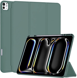 Husa Protectie pentru iPad Pro 13 2024 Q37 TPU Lucky Green 