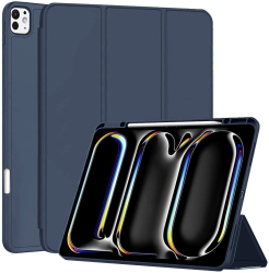 Husa Protectie pentru iPad Pro 13 2024 Q41 TPU Dark Blue 