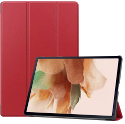 Husa Protectie pentru Samsung Galaxy Tab S7 Plus/S8 Plus/S7 FE SoL Compact C13 Nanotextil Noble Red 