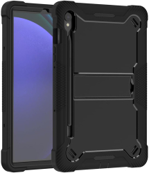 Husa Protectie pentru Samsung Galaxy Tab S9 + Folie R74 Lexgard Deep Dark 