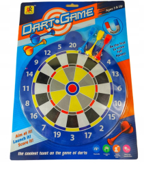 Joc Darts Magnetic Copii 3 sageti 30 x 30 x 2 cm Albastru 3+ 