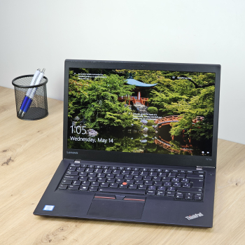 Laptop Refurbished LENOVO THINKPAD T470S Procesor I5 7300U Memorie RAM 8 GB SSD 256 GB NVME Windows 10 Pro Webcam US-UK Backlight Ecran 14 