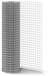 Plasa Sudata zincata inaltime 1.5m lungime 10m fir 0.9mm ochi 13x13 greutate 10.9 kg Evo 