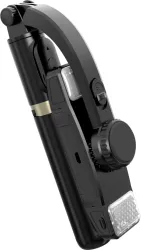 Stabilizator imagine gimbal pentru smartphone si GoPro lampa led duala 360 telecomanda detasabila functie trepied selfie stick telescopic