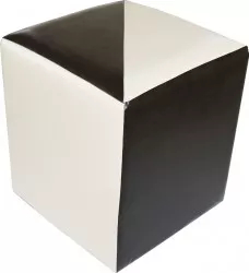 Taburet Cub Piele MOZAIC 38 x 42 x 38 cm 