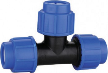 Teu compresiune egal PEHD D40 mm Beldeny 