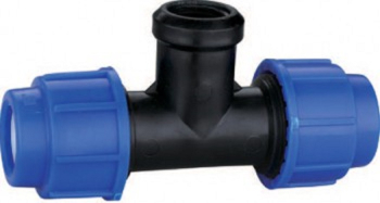 Teu compresiune PEHD filet interior D 32 mm x 1 Beldeny 