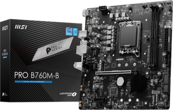 Placa de baza MSI PRO B760M-B DDR4 LGA 1700 mATX 
