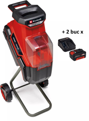 Tocator crengi fara fir Einhell REDAXXO 36 25 - Solo + 2 x Kit acumulator si incarcator Einhell PXC 4512042 18 V 4.0 Ah putere maxima 900 W 