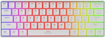 Tastatura Gaming Mecanica Genesis THOR 660 G2 RGB Gateron Brown Switch Bluetooth/USB layout US (Alb) 