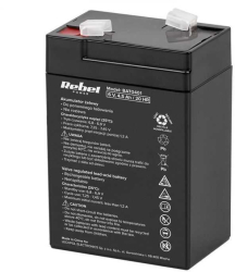 Acumulator stationar SLA Acid Plumb 6V 4.5Ah REBEL 