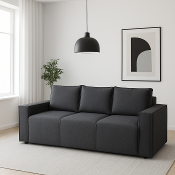 Canapea extensibila Sani MONTANA 3 locuri 231 x 99 x 87 cm Anthracite