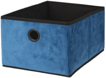 Cutie depozitare deschisa culoarea albastru 32x25x8 cm Storage Solutions 