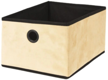 Cutie depozitare deschisa culoarea bej 32x25x8 cm Storage Solutions 