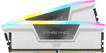 Memorie Corsair Vengeance RGB DDR5 32GB 2x16GB 6400MT/s C36 1.35V XMP&EXPO Alb memorii