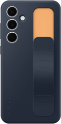 Husa de protectie Samsung Standing Grip Case pentru Galaxy S24 FE Blue black 