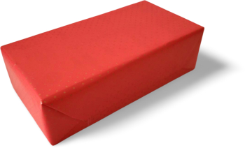 Ambalaj special pentru ea - hartie rosie