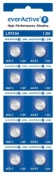 everActive AG13 G13 LR1154 LR44 1.5v baterie alcalina plata Continutul pachetului 1x Blister 
