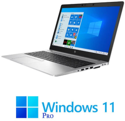 Laptop HP EliteBook 850 G6 Quad Core i7-8565U 16GB DDR4 SSD FHD Win 11 Pro 