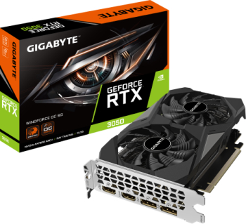 Placa video Gigabyte nVidia GeForce RTX 3050 WINDFORCE OC 6GB GDDR6 96bit 