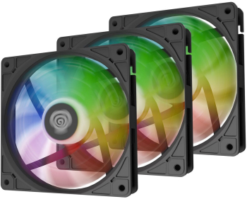 Ventilator PC Genesis Oxal 120 ARGB 3 ventilatoare 12 cm negru