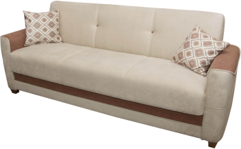 Canapea extensibila Morgan 225x85x90 cm Bej si Maro