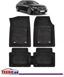 Covorase Auto TeamCar® Tip Tavita Compatibile Mercedes-Benz E-Class W214 2023&ndash prezent Negru Material Rezistent 