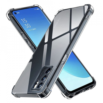 Husa pentru Oppo Reno6 5G - Techsuit Shockproof Clear Silicone - Clear 