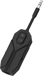 Transmitator si Receptor Audio Techstar M126 cu Bluetooth 5.4 Wireless Portabil Compatibil TV PC Boxe Casti Aux 3.5mm Baterie Reinca 