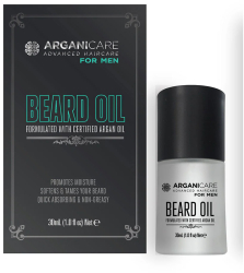 Ulei pentru barba cu ulei de argan certificat organic Arganicare 30 ml