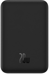 Acumulator extern Baseus Magnetic Mini Wireless Fast Charge 20000mAh 20W Negru + Cablu USB-C 30cm 