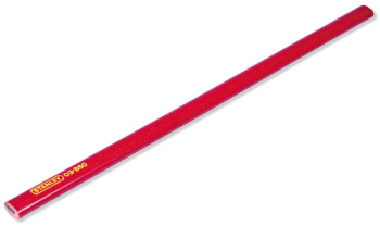 Creion tamplarie Stanley rosu mina tip HB 300mm 