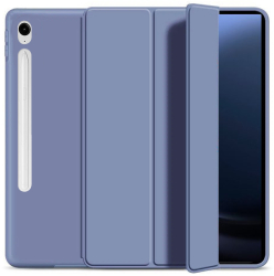 Husa Ultra Slim pentru Samsung Galaxy Tab S10 FE Plus 13.1 Silicon TPU Smart Cover cu Suport - Lavanda 