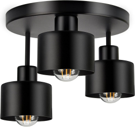 Lustra suspendata ADVITI RAMOS AD-LD-6258BE27M 3 x E27 maxim 60W negru 