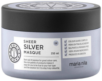 Maria Nila Maria Nila Sheer Silver Paraben-Free Masca Tratament Pentru Hidratare 250 ml 