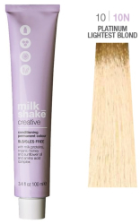 Milk Shake Vopsea permanenta Milk Shake Creative 10 10N Blond Deschis Platinat Natural 100ml 