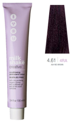 Milk Shake Vopsea permanenta Milk Shake Creative 4.61 4RA Castaniu Mediu Rosu Cenusiu 100ml 